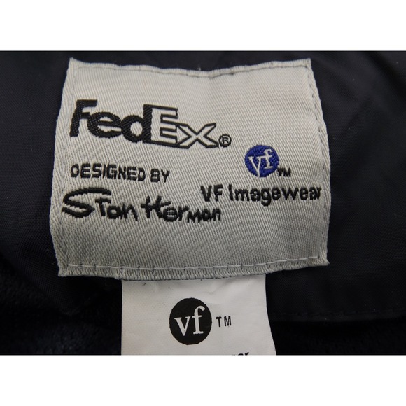 FedEx Stan Herman VF Imagewear Reflective Rain Coat Hooded Size MED - REG - Picture 11 of 16